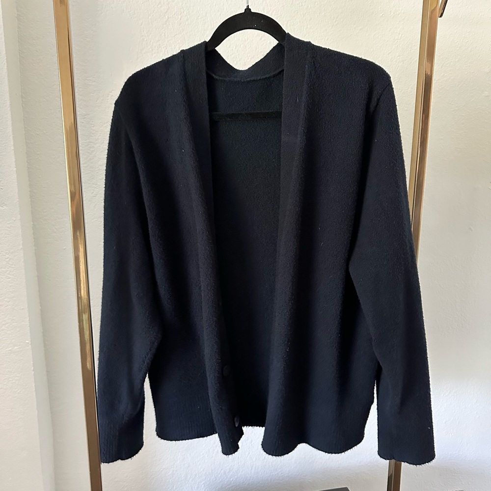 lululemon wool navy cardigan (m)